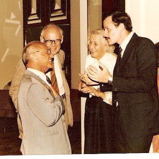 A. Chafuen with Milton Friedman