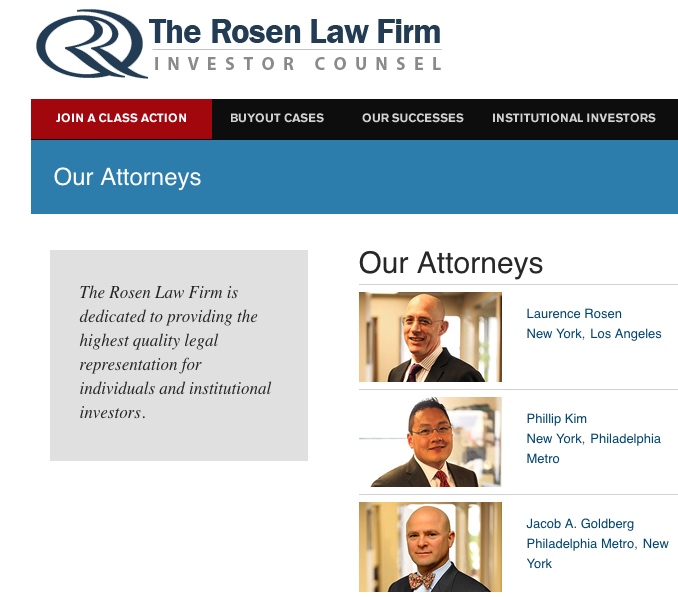 Rosen Law Firm, N.Y.