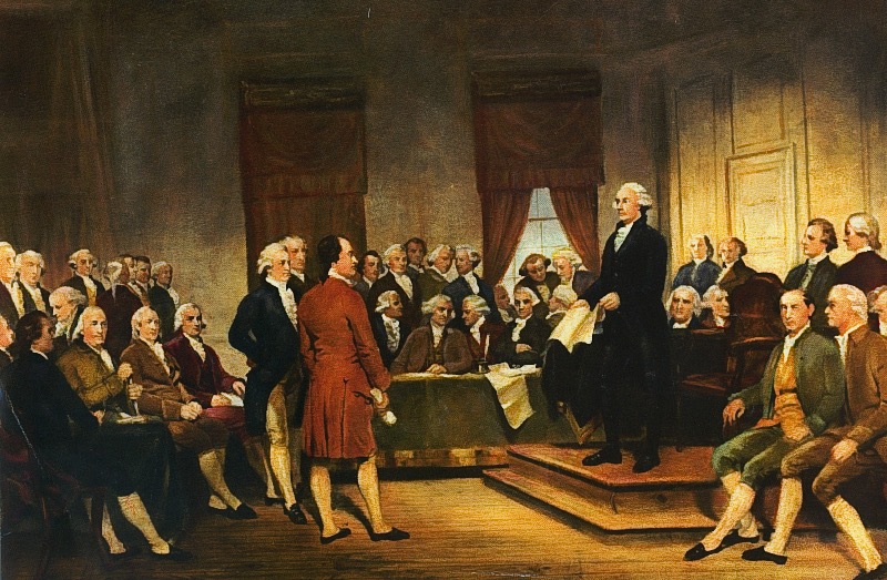 George Washington, Constitución de los Estados Unidos