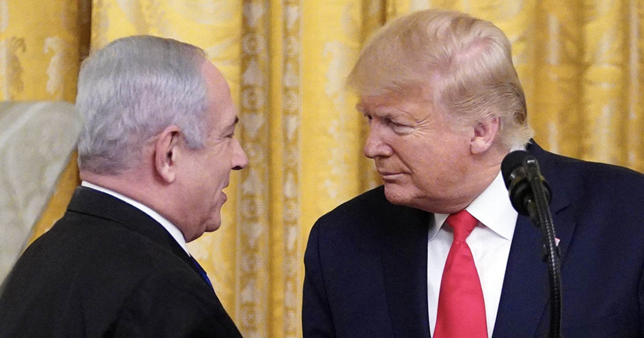 Netanyahu y Donald Trump