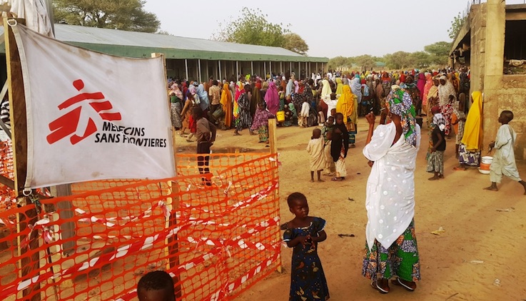 Nigeria, MSF camp