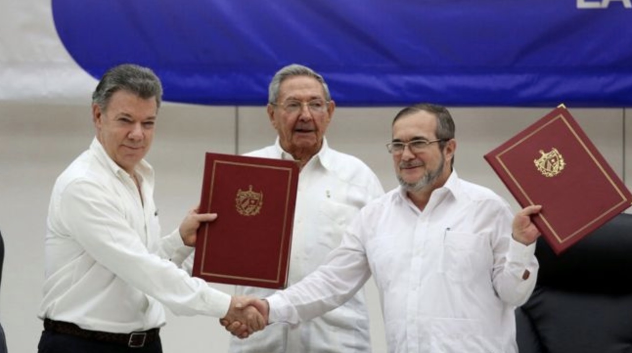 Acuerdos de Paz de La Habana, Narcoterrorismo, Horacio Santos, JEP