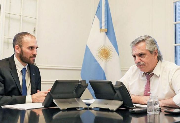 Alberto Fernández y Martín Guzmán
