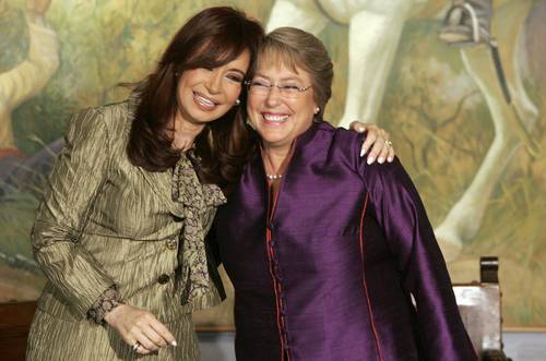 Bachelet, Kirchner