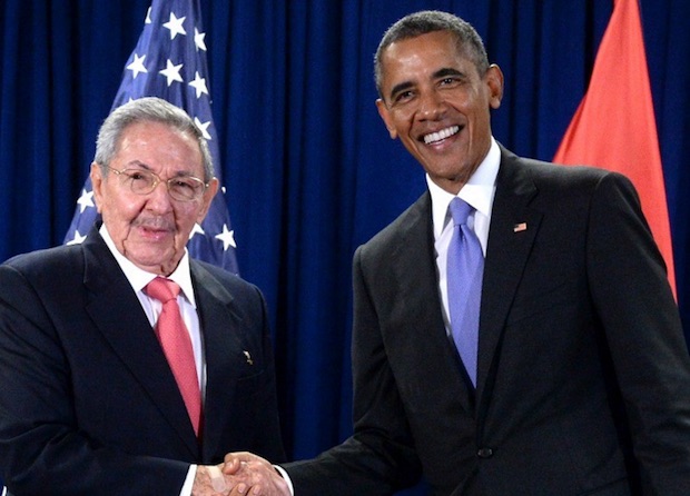 Obama y Castro