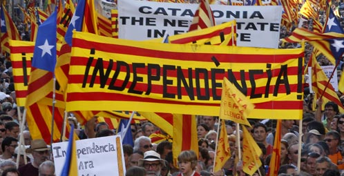Cataluña, independentistas