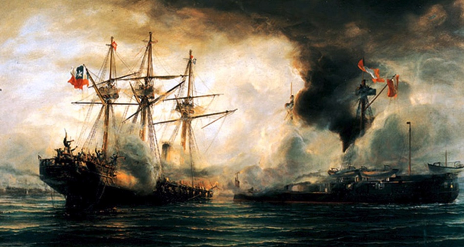 Combate naval de Iquique, Chile, Guerra del Pacífico
