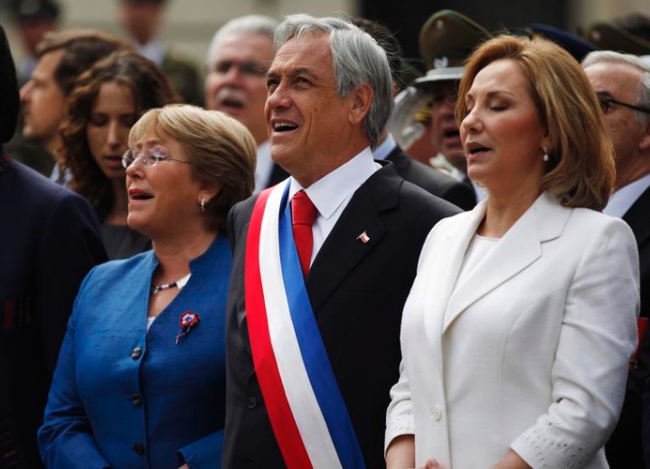 Sebastián Piñera, Michelle Bachelet