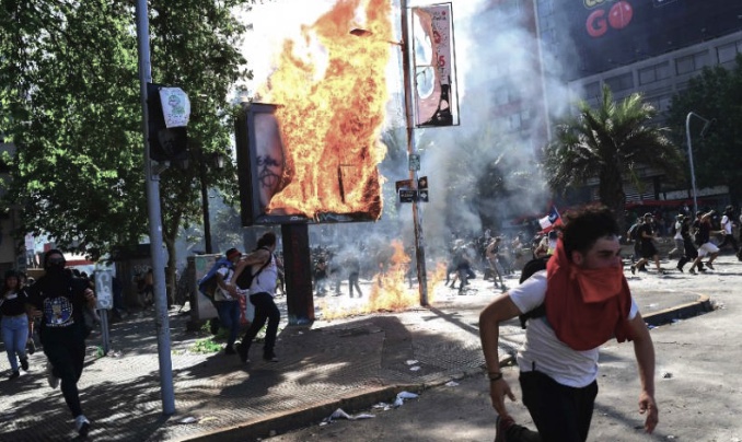 Ataques en Chile, Violencia, Izquierda radicalizada, Ejército de Chile