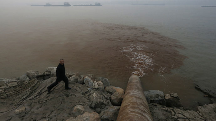 Contaminación del agua en China