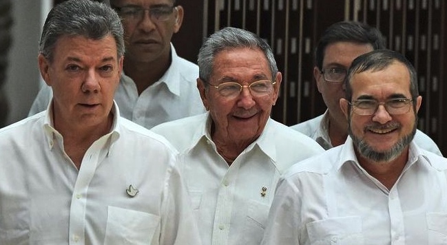 Santos, Colombia, FARC, Castro, La Habana