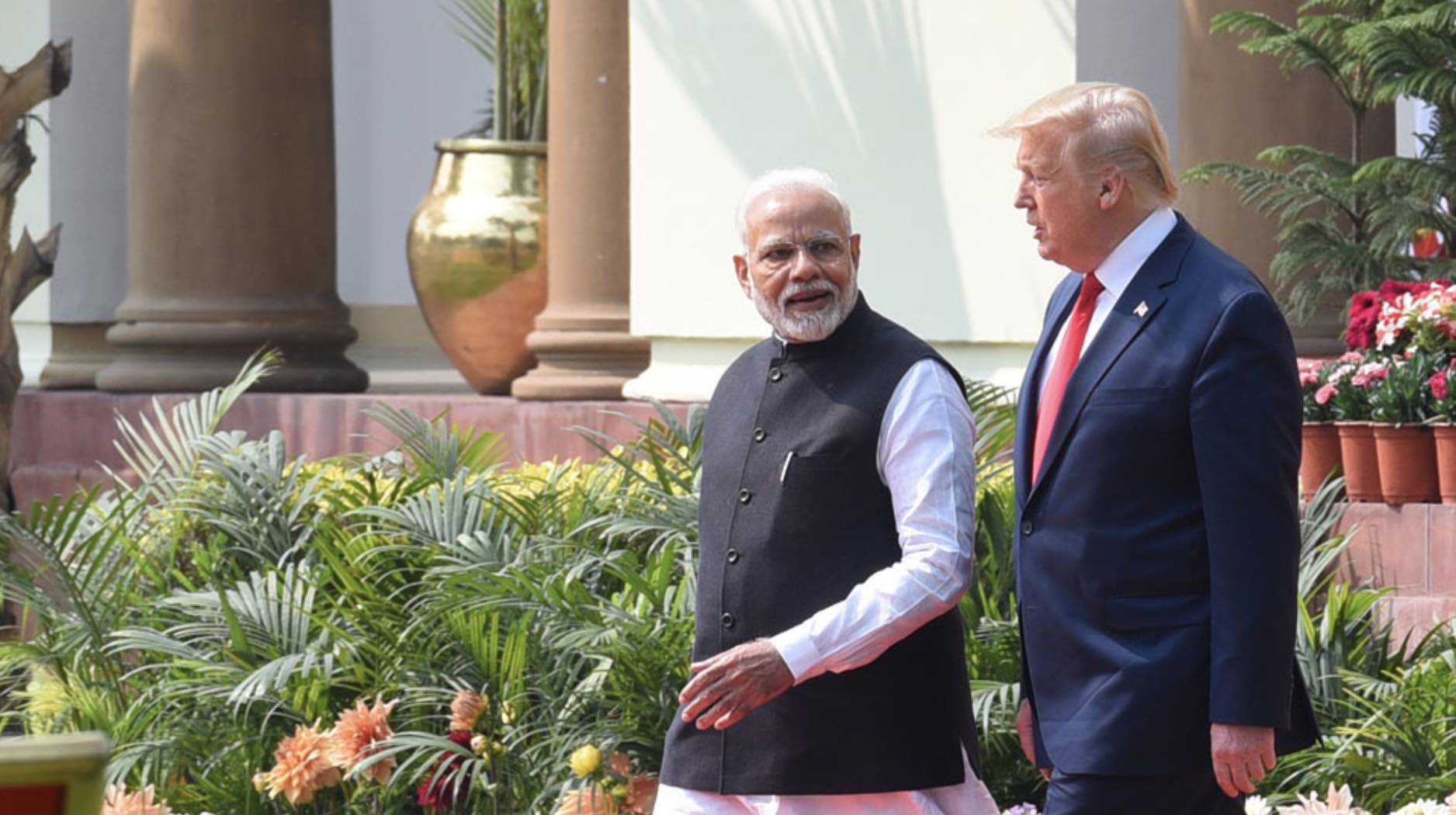 Narendra Modi y Donald Trump, India y Estados Unidos