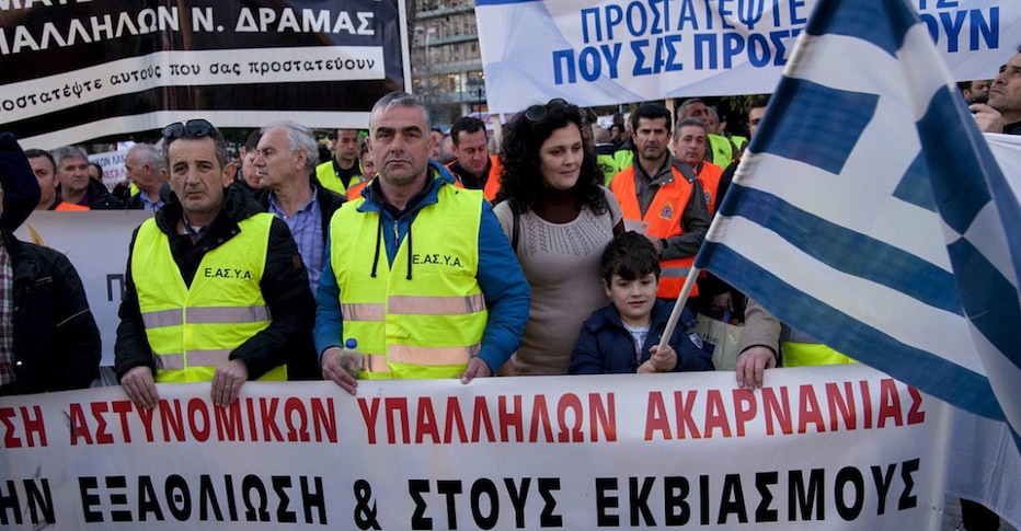 Deuda, Grecia, protestas
