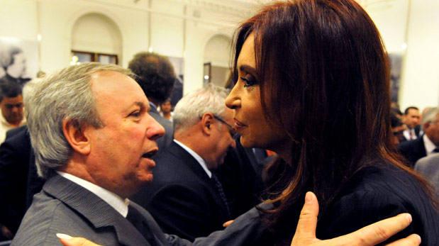Daniel Peralta, junto a Cristina Fernández Wilhelm