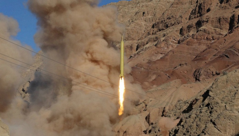 Irán, prueba de misil balístico