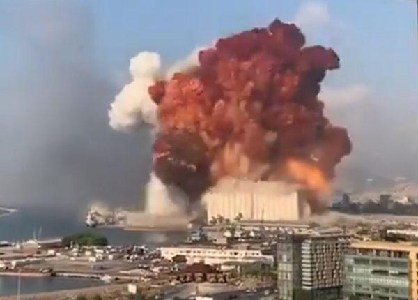 Explosión en el puerto de Beirut