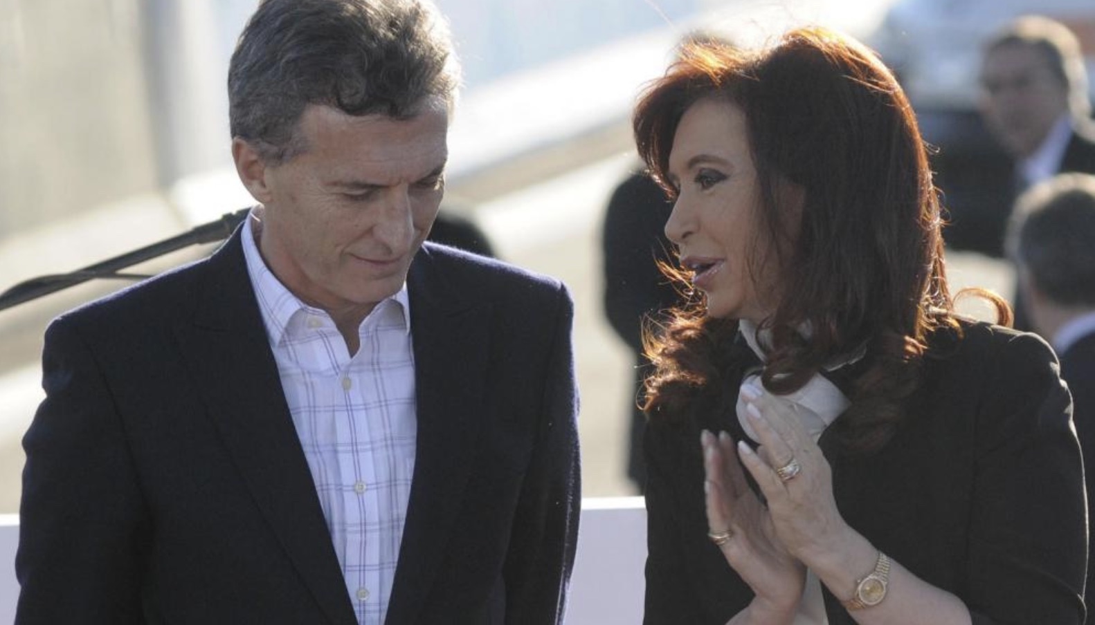 Macri y Cristina Kirchner