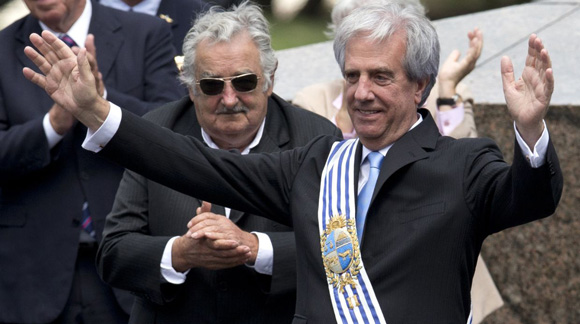 José Mujica, Tabaré Vázquez