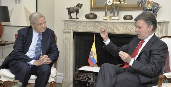Soros, Juan Manuel Santos