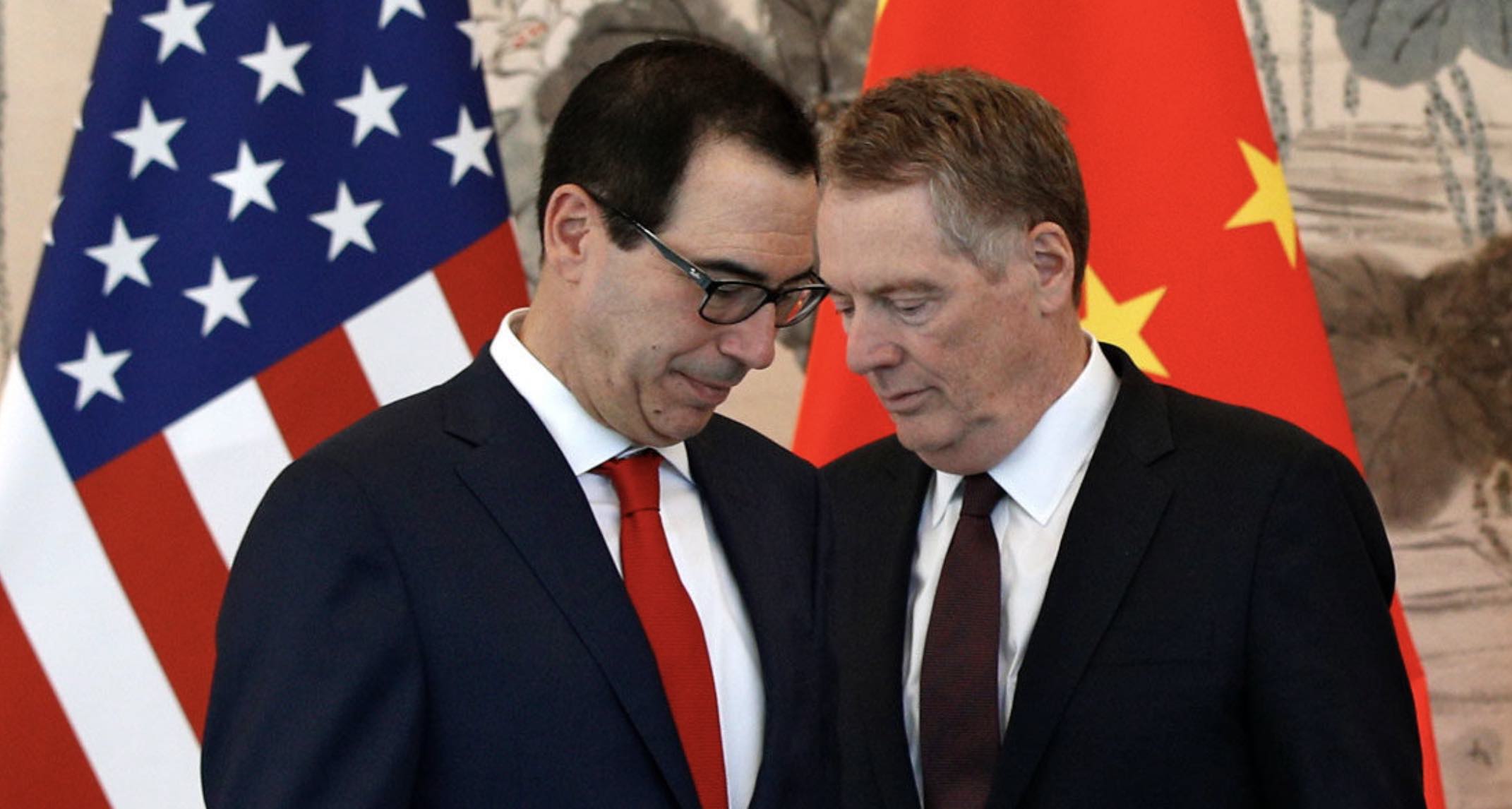 Lighthizer y Mnuchin, Estados Unidos, Guerra comercial con China, Pekín, Donald Trump, Riley Walters