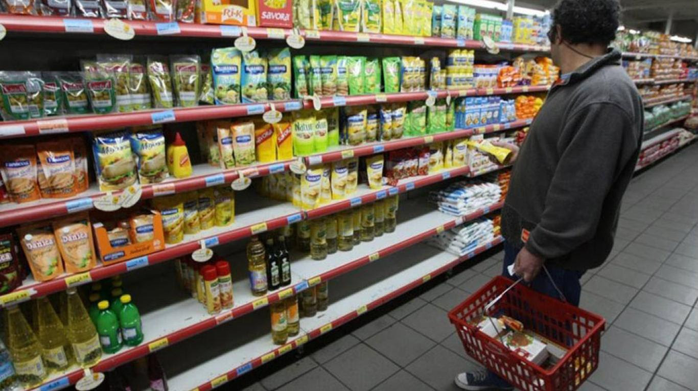 Supermercado, inflación en Argentina