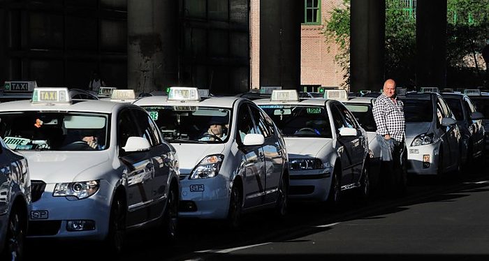 Taxis, huelga en España