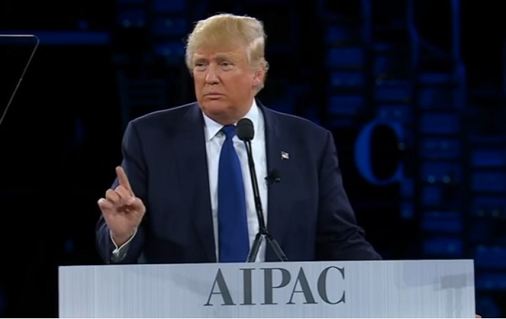 Donald Trump, AIPAC