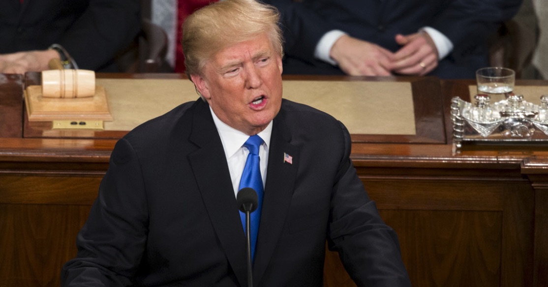 Donald Trump, Estado de la Unión