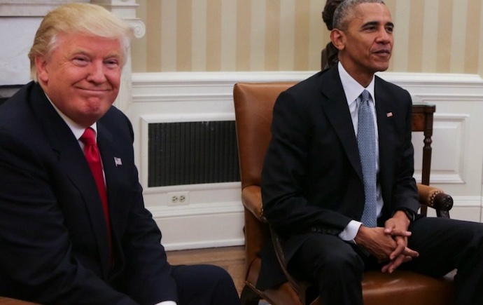 Trump, Obama