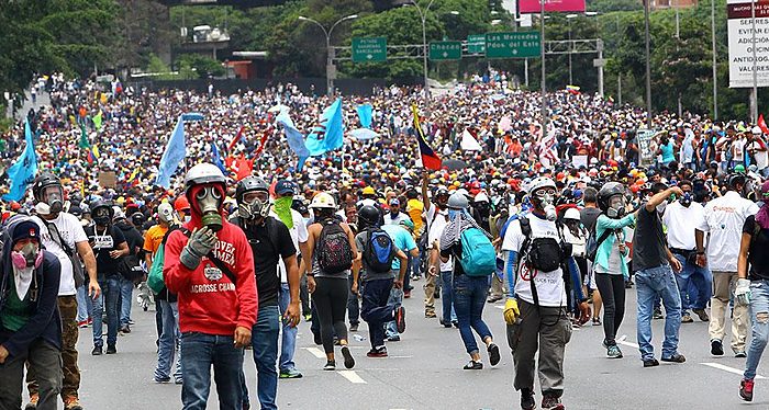 Marcha, Venezuela, Caracas