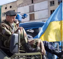 Soldado en Ucrania