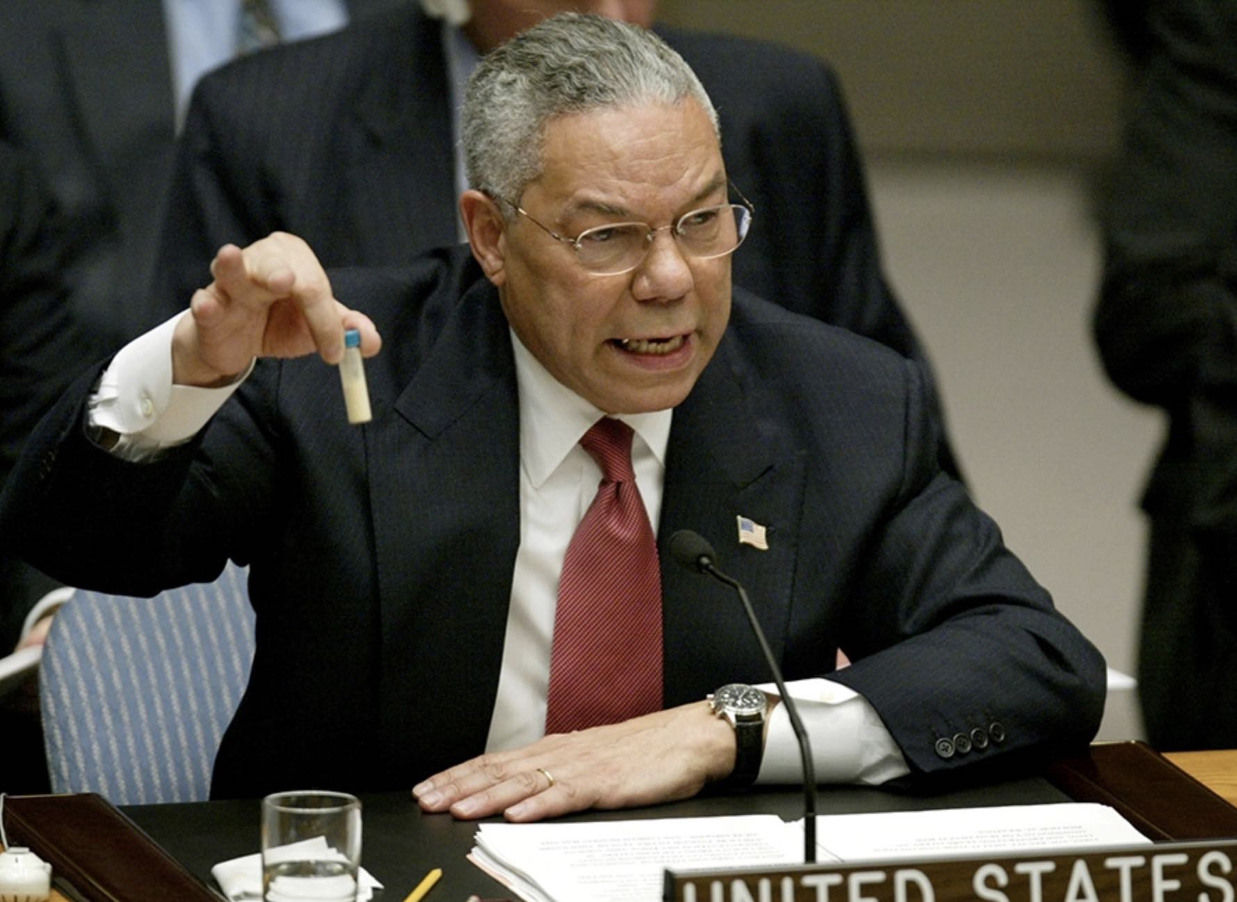 Colin Powell, Naciones Unidas, Irak, Ucrania, Desinformación