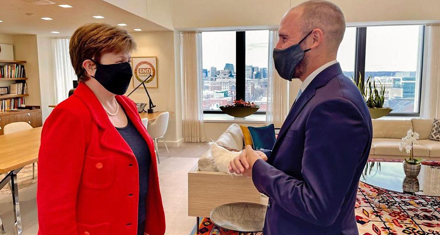 Fracaso de Martín Guzmán, Kristalina Georgieva