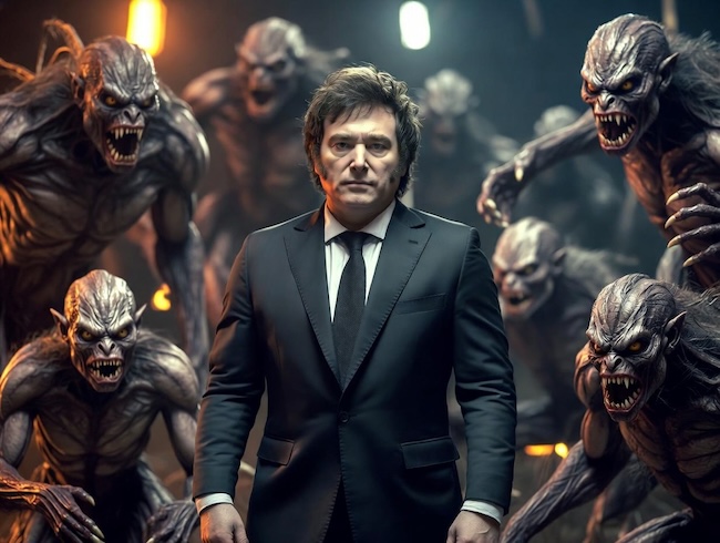 Milei versus Peronismo, Monstruos, Grok, Peronistas, Nerguizian, Grok