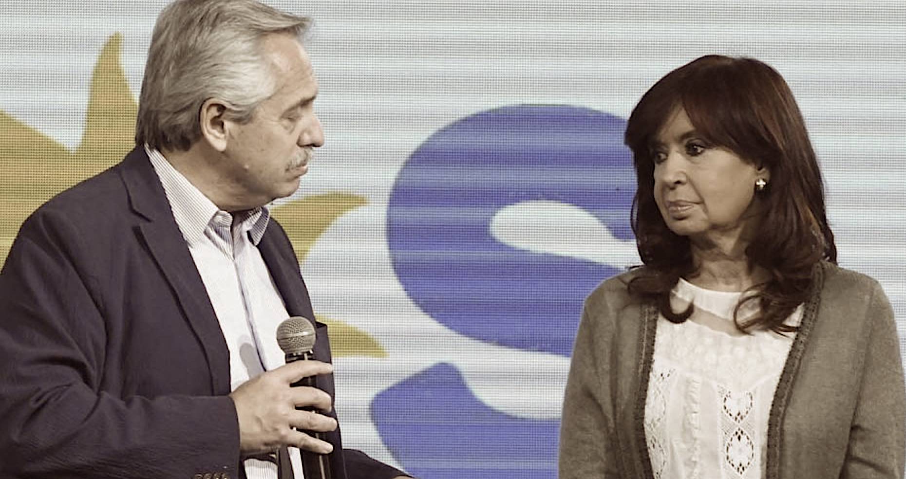 Alberto Fernández y Cristina Kirchner, Licencia de Alberto Fernández, Pelea entre Alberto y Cristina, Frente de Todos