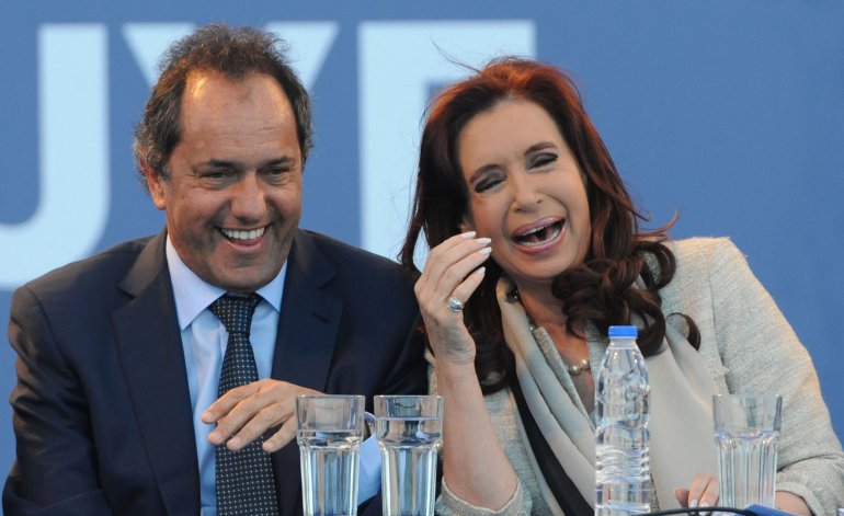 Cristina Kirchner y Daniel Scioli