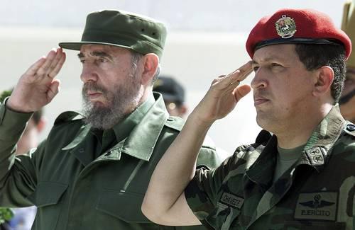 Hugo Chávez y Fidel Castro, Narcoterrorismo, Cuba, Socialismo, Progresismo latinoamericano