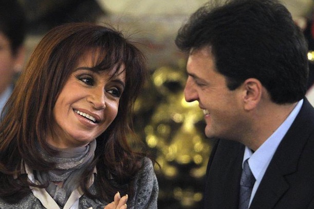 Cristina Kirchner y Sergio Massa