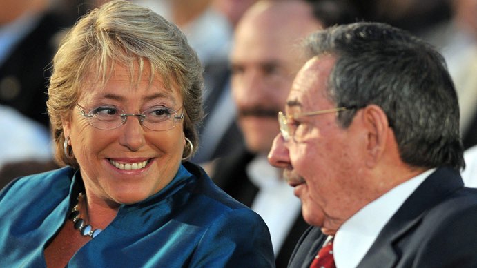 Narcoterrorismo, Michelle Bachelet, Raúl Castro, Terrorismo internacional, Narcotráfico, FARC, ONU, Naciones Unidas, Corrupción, UE