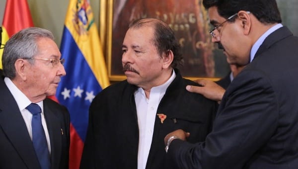 Daniel Ortega, Nicaragua, Raúl Castro, Nicolás Maduro