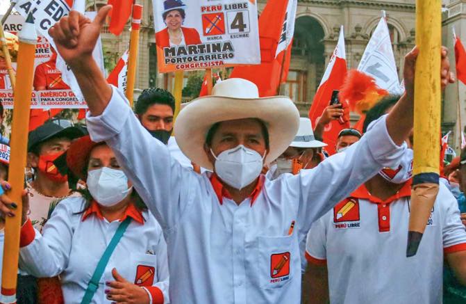 Pedro Castillo, Perú, Socialismo, Extrema izquierda