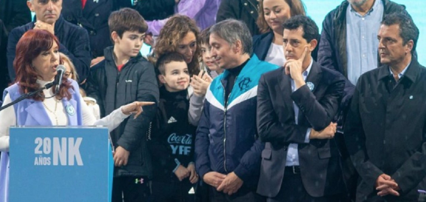 Sergio Massa y Wado de Pedro, Plaza de Mayo