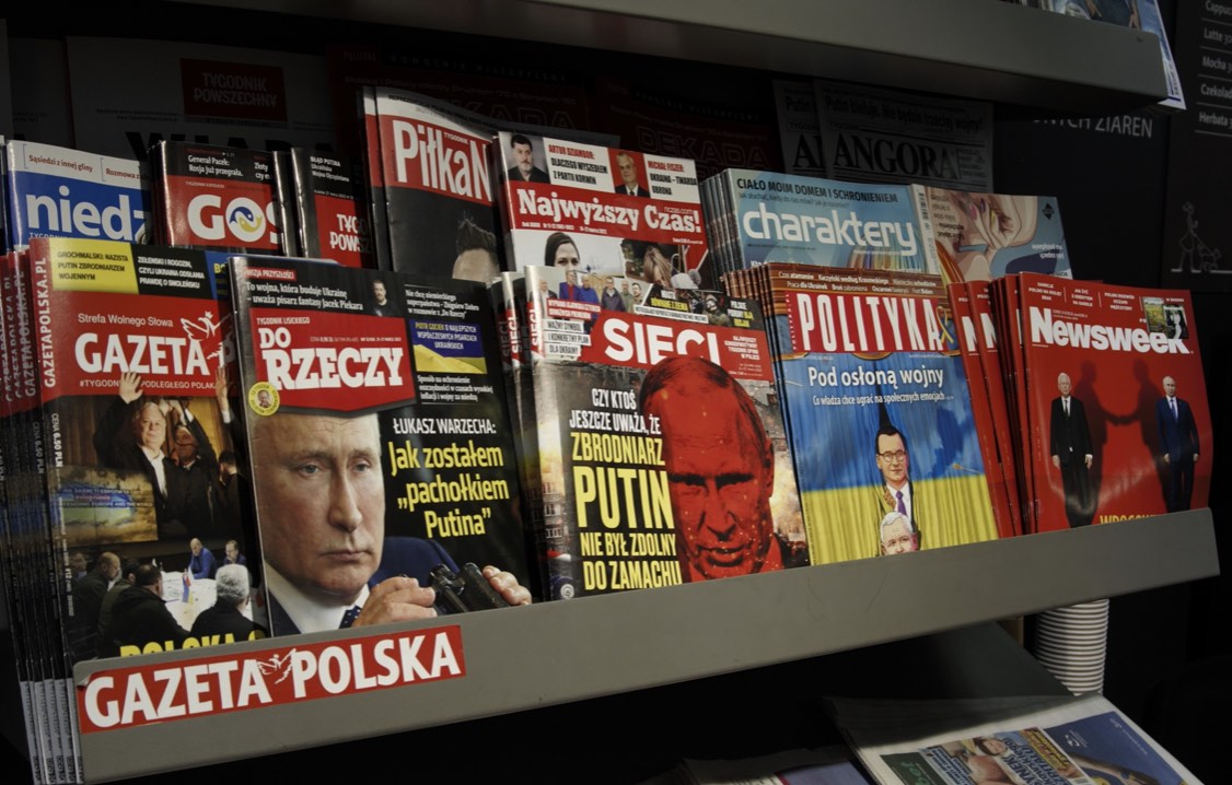Medios polacos contra Vladimir Putin