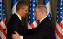 Barack Hussein Obama y Benjamin Netanyahu