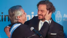 Alberto Fernández y Santiago Cafiero, Alberto Presidente