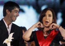 Alex Freyre y Cristina Kirchner