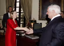 Ana Pastor y Ricardo Martinelli