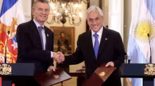 Sebastián Piñera y Mauricio Macri