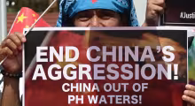 Agresión china contra Filipinas, Mar del Sur de China