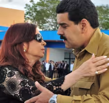 Cristina Kirchner y Nicolás Maduro